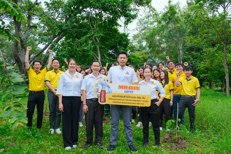 MR. D.I.Y. celebrates 8 years and 800 stores in Thailand, by collaborating with the Bangkok Metropolitan Administration (BMA) to create a sustainable environment